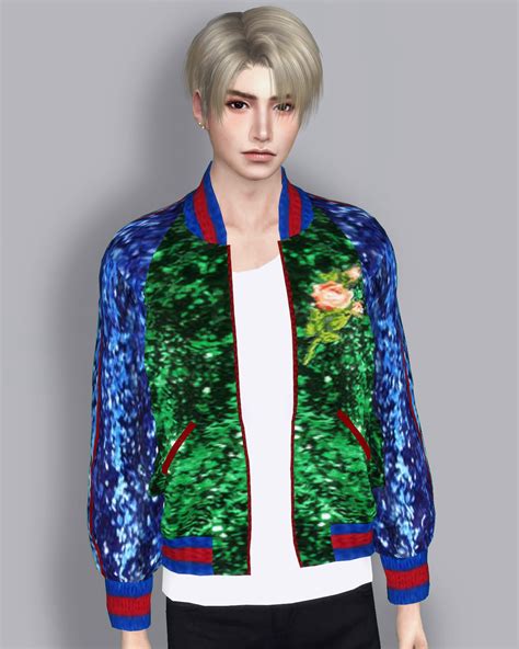 sims 4 gucci bomber jacket|sims 4 Gucci clothing.